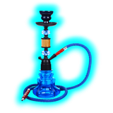 Shisha ""Woody"" Blau 35cm 1x Anschl.