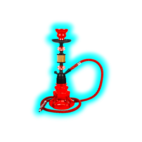 Shisha ""Woody"" Rot 35cm 1x Anschl.
