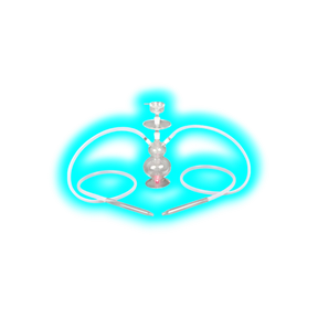 Shisha""Re"" 35cm 2 Anschl.