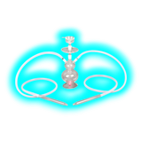 Shisha""Re"" 35cm 2 Anschl.