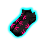 Short Socks-Size 36-42 Black/Pink