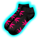 Short Socks-Size 36-42 Black/Pink