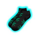 Short Socks-Size 40-45 Black/Green