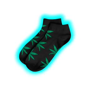 Short Socks-Size 40-45 Black/Green