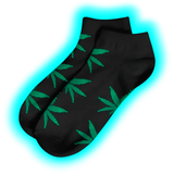 Short Socks-Size 40-45 Black/Green