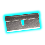 Silberfarbene Klinge 40 x 20mm