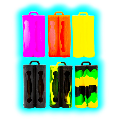 Silicone Case for 2 x 18650 Battery Assort