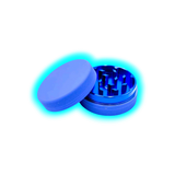 Silicone coated Grinder Blue 2 Parts 50mm
