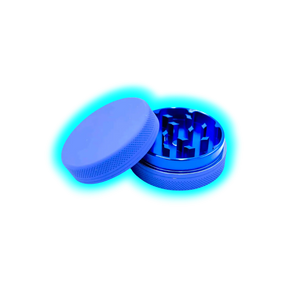 Silicone coated Grinder Blue 2 Parts 50mm