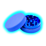 Silicone coated Grinder Blue 2 Parts 50mm