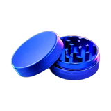Silicone coated Grinder Blue 2 Parts 50mm