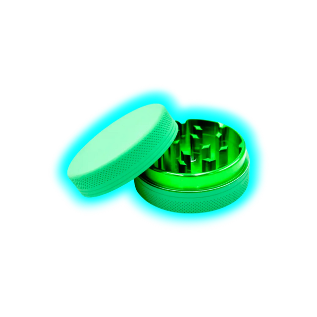 Silicone coated Grinder Green 2 Parts 50mm