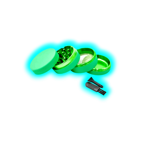 Silicone coated Grinder Green 4 Parts 50mm