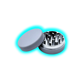 Silicone coated Grinder Grey 2 Parts 50mm