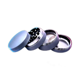 Silicone coated Grinder Grey 4 Parts 50mm