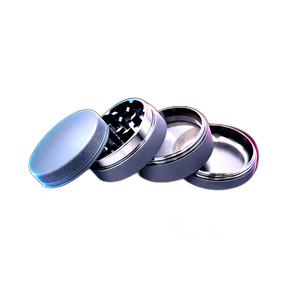 Silicone coated Grinder Grey 4 Parts 50mm