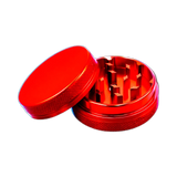 Silicone coated Grinder Red 2 Parts 50mm
