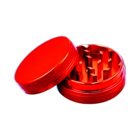 Silicone coated Grinder Red 2 Parts 50mm