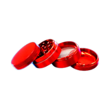 Silicone coated Grinder Red 4 Parts 50mm