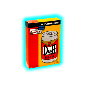 Simpsons Duff Beer Card Deck