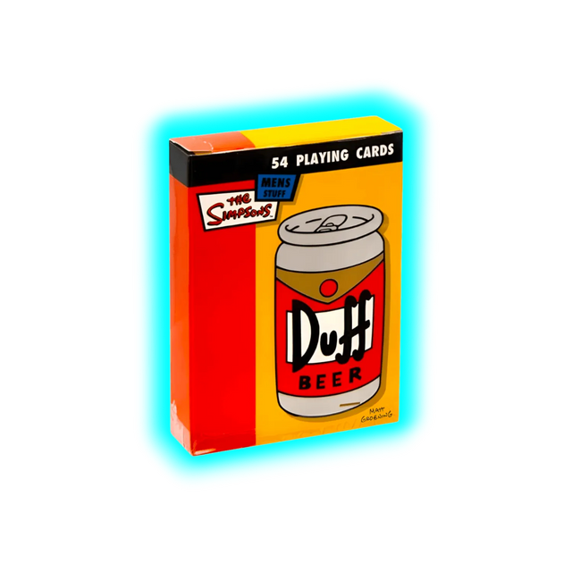 Simpsons Duff Beer Card Deck