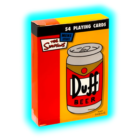 Simpsons Duff Beer Card Deck