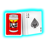 Simpsons Duff Beer Card Deck