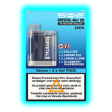 SKE Crystal 4in1 Pod System Starter Kid Blue
