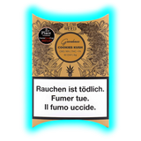 Slow Weed Cookies Kush‘: 6g für 30 CHF. Packung mit Angaben zu 16% CBD, <1% THC und dem Warnhinweis ‚Rauchen ist tödlich‘.