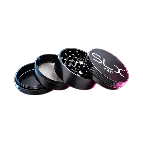 SLX Grinder V2.5 Black 62mm in der Frontansicht