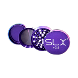 SLX Grinder V2.5 Purple Haze 62mm von hinten fotografiert (Rückansicht)