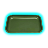 SLX Rolling Tray M Leaf Green 180 x 280mm