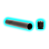 Smellproof Metal Tube 2.0 Black 12 x 1.8 cm