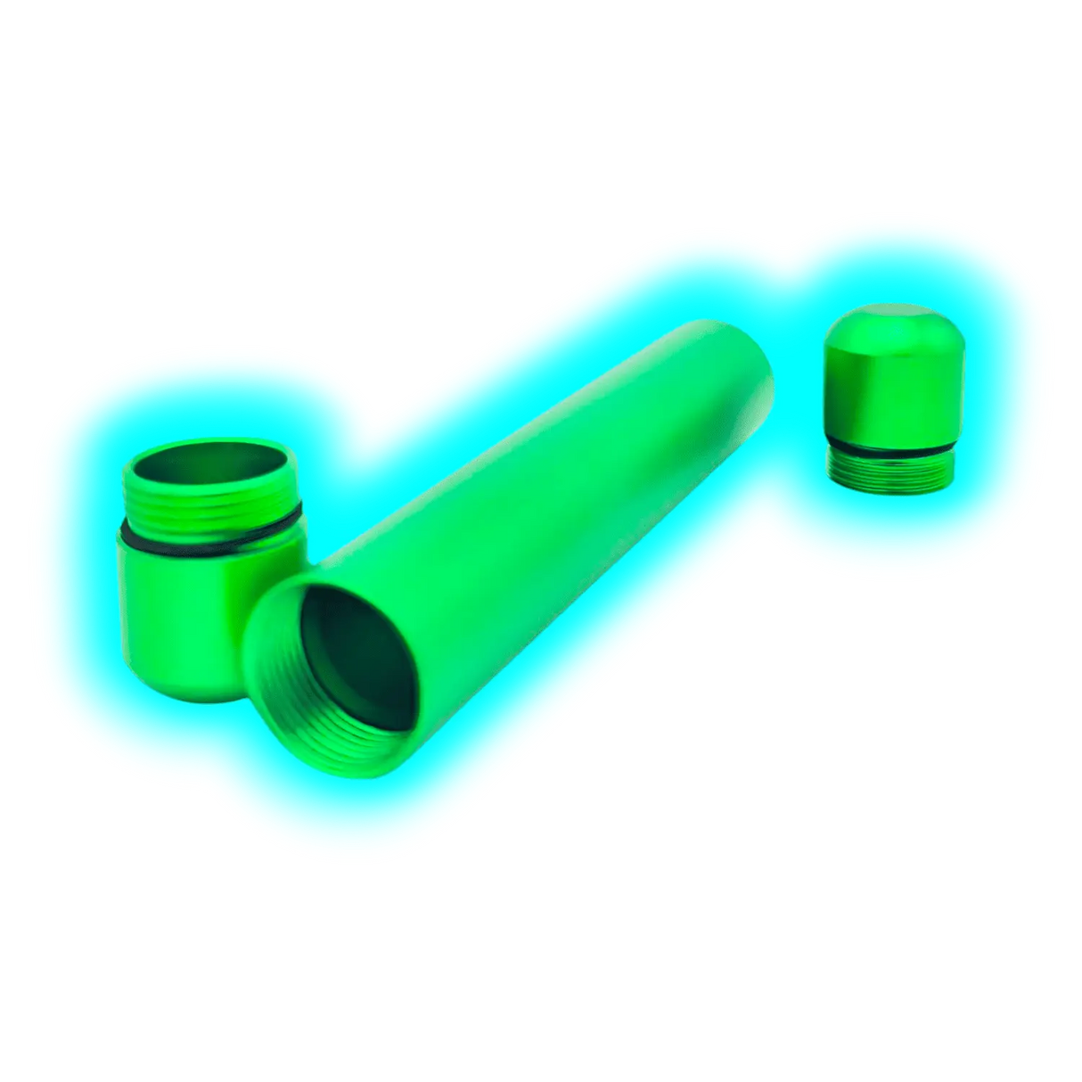 Smellproof Metal Tube 2.0 Green 12 x 1.8 cm