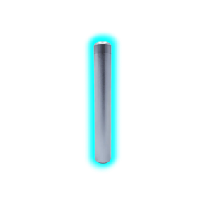 Smellproof Metal Tube Big Grey 15.8 x 2.3 cm