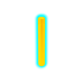 Smellproof Metal Tube Gold 12 x 1.8 cm