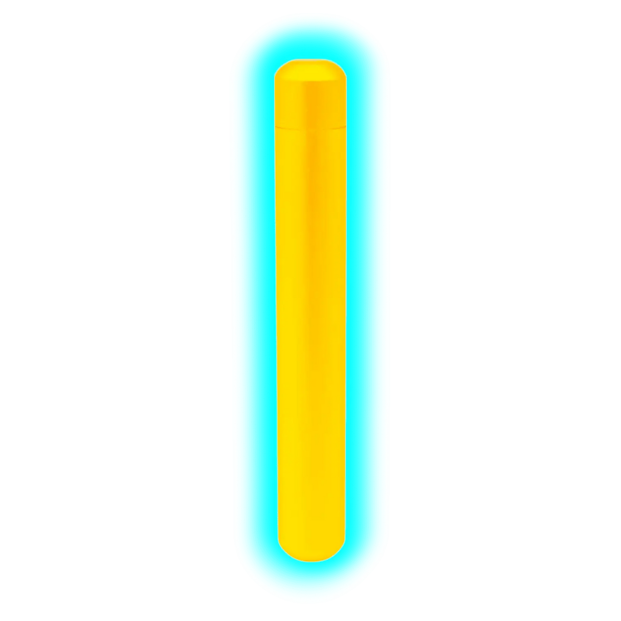 Smellproof Metal Tube Gold 12 x 1.8 cm