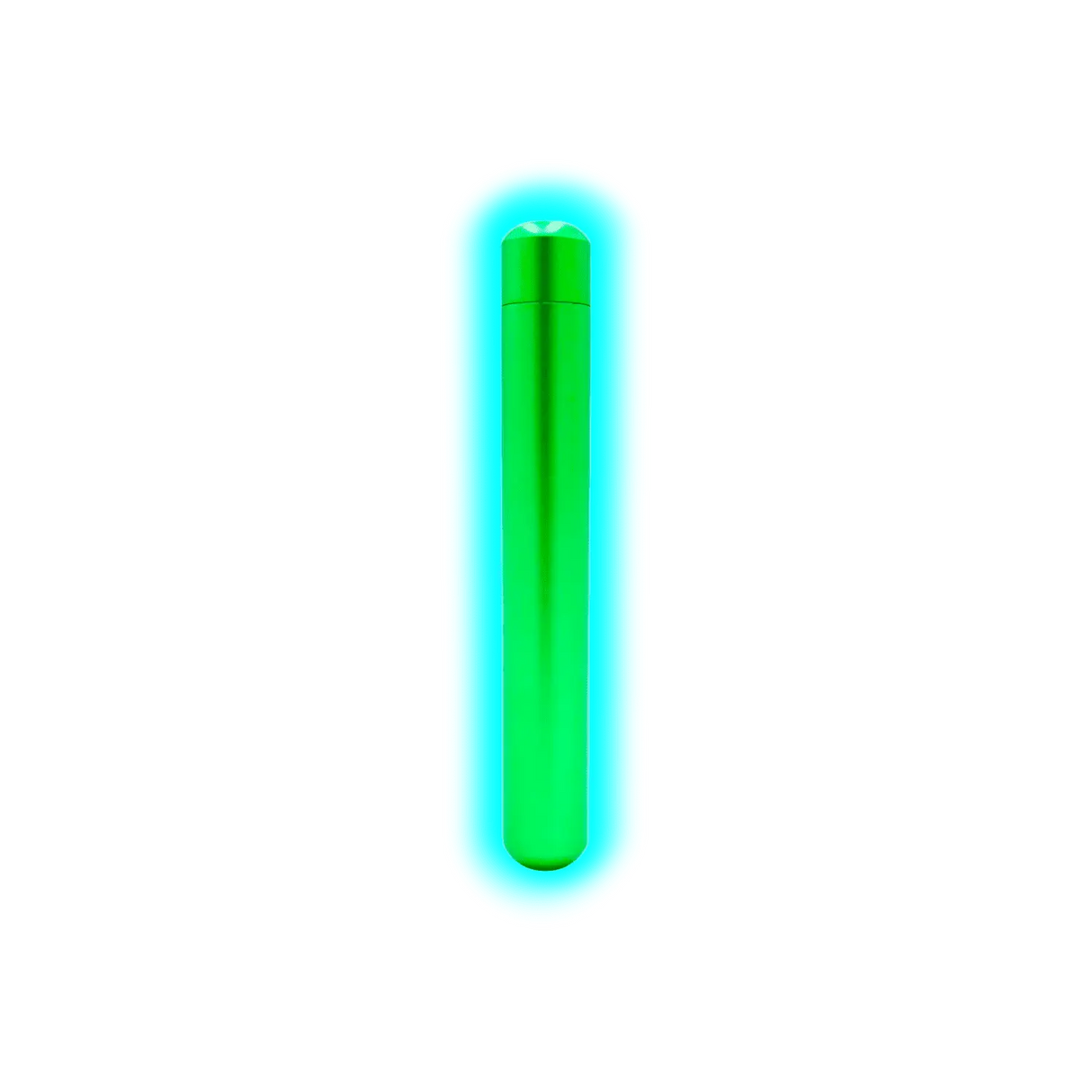Smellproof Metal Tube Green 12 x 1.8 cm