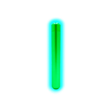 Smellproof Metal Tube Green 12 x 1.8 cm