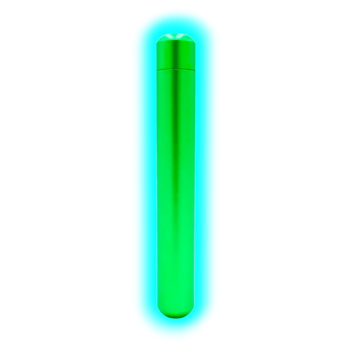Smellproof Metal Tube Green 12 x 1.8 cm