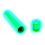 Smellproof Metal Tube Green 12 x 1.8 cm