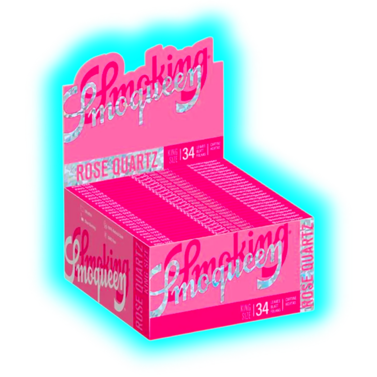 Smoking Supreme Smoqueen Rosequartz Pink King Size Slim Papier Box