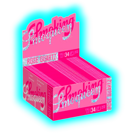 Smoking Supreme Smoqueen Rosequartz Pink King Size Slim Papier Box