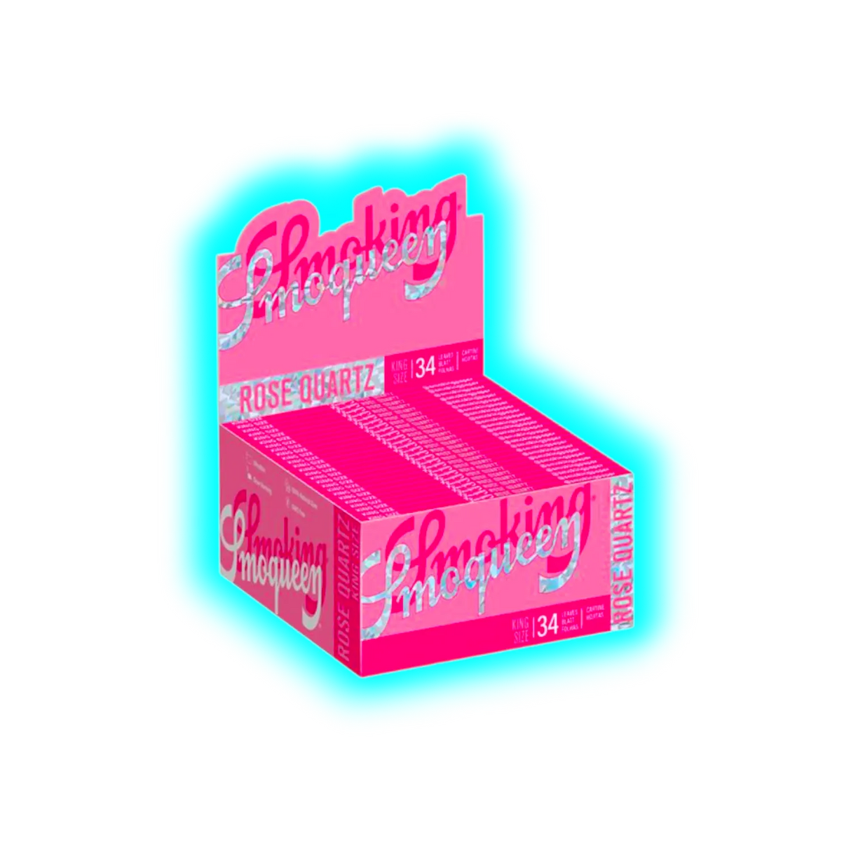 Smoking Supreme Smoqueen Rosequartz Pink King Size Slim Papier Box