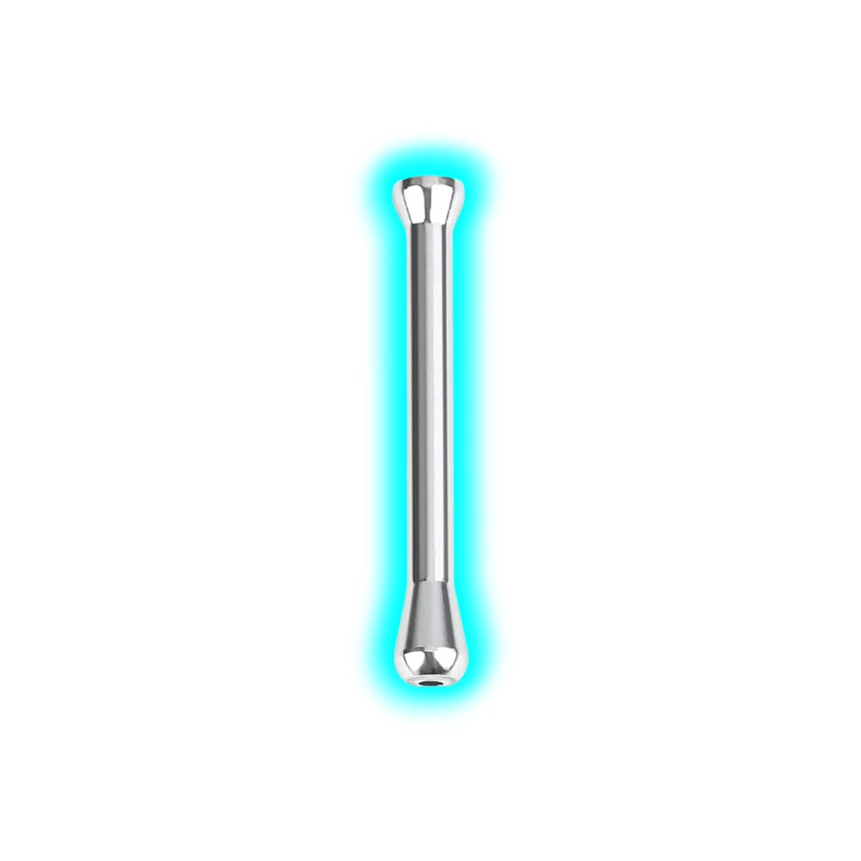 Sniff Tube Metal Silver 67mm
