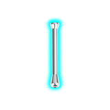 Sniff Tube Metal Silver 67mm