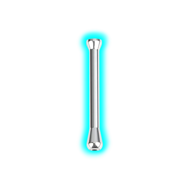 Sniff Tube Metal Silver 67mm