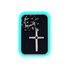 Snowtrain Collar with Spoon Cross Black