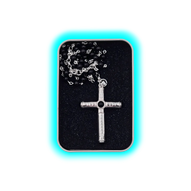 Snowtrain Collar with Spoon Cross Black