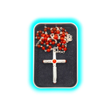 Snowtrain Collar with Spoon Cross Red